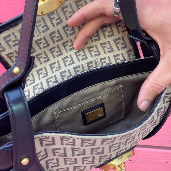 Fendi Passaspala Zuchino Mini shoulder bag - Picture 4 of 7